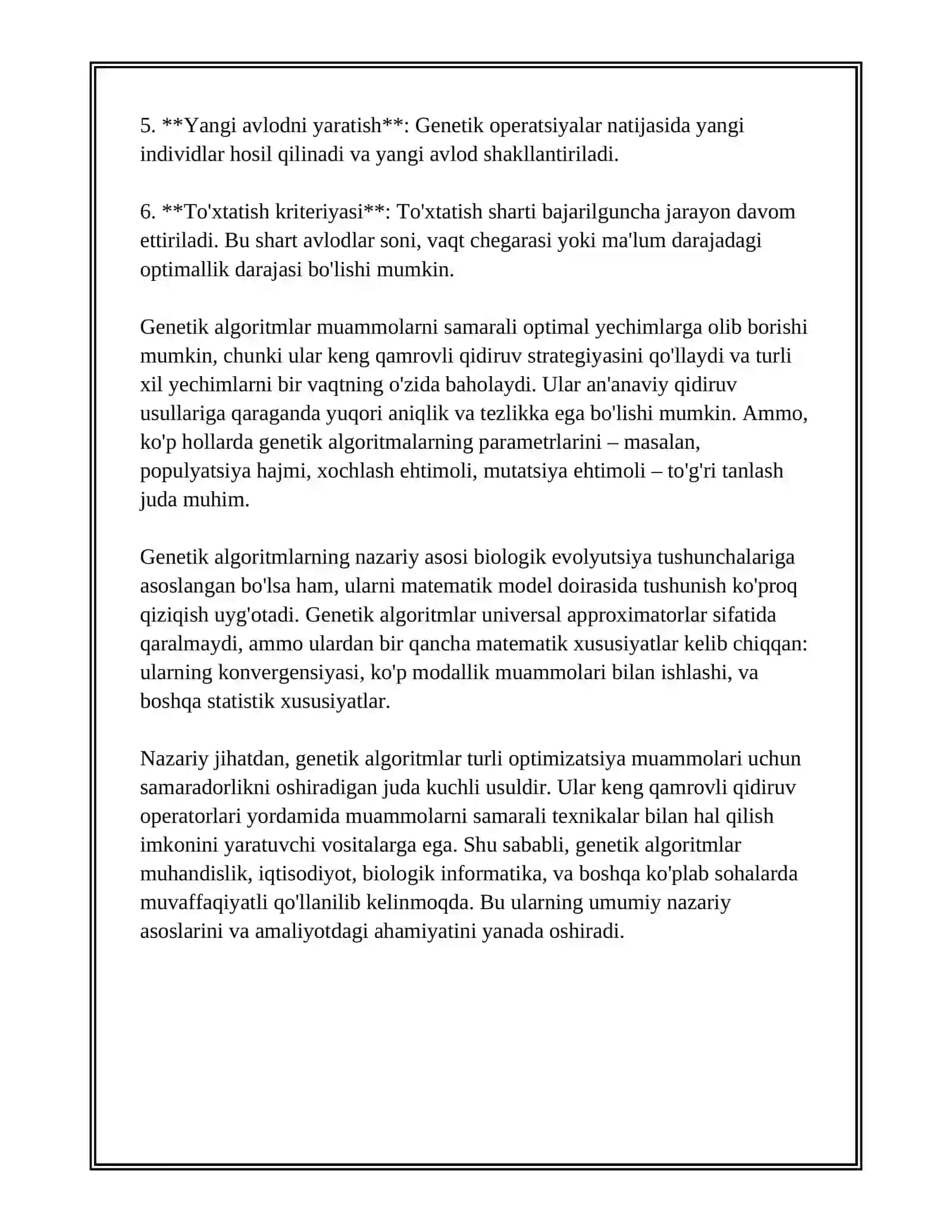 GENETIK ALGORITMLAR 4