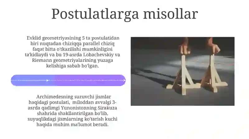Postulatlar 4