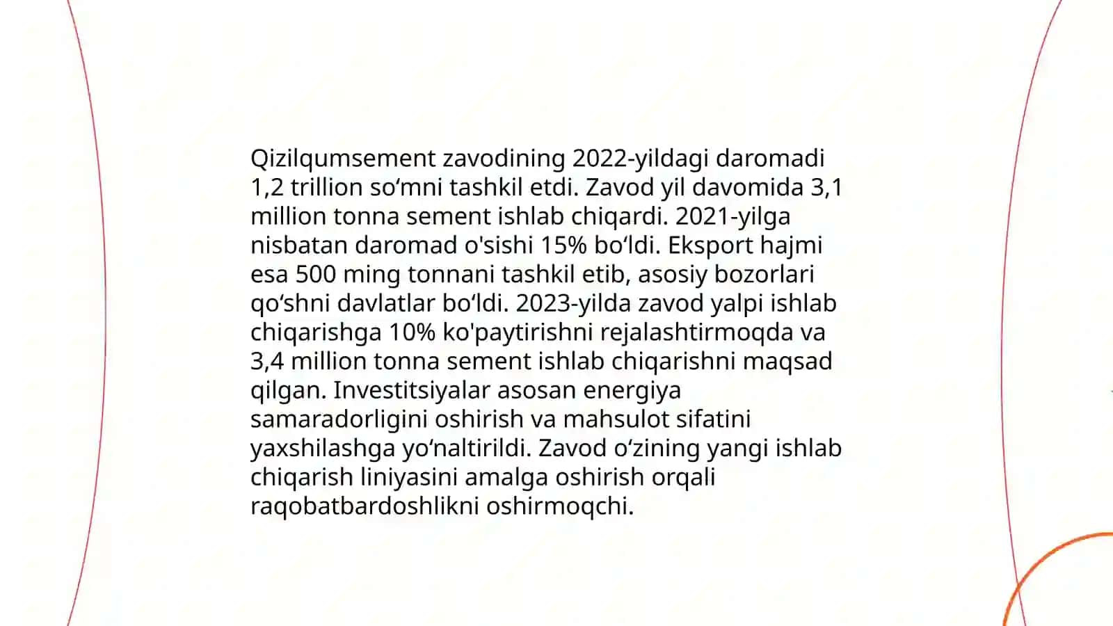 Qizilqumsement moliyaviy ko'rsatkichi 4