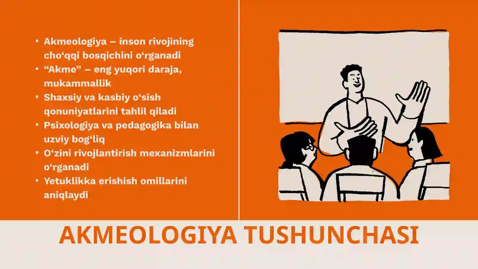 PEDAGOGIK AKMEOLOGIYAGA TADQIQOTLAR TARIXI VA METODOLOGIYASINI O‘RGANISH 4