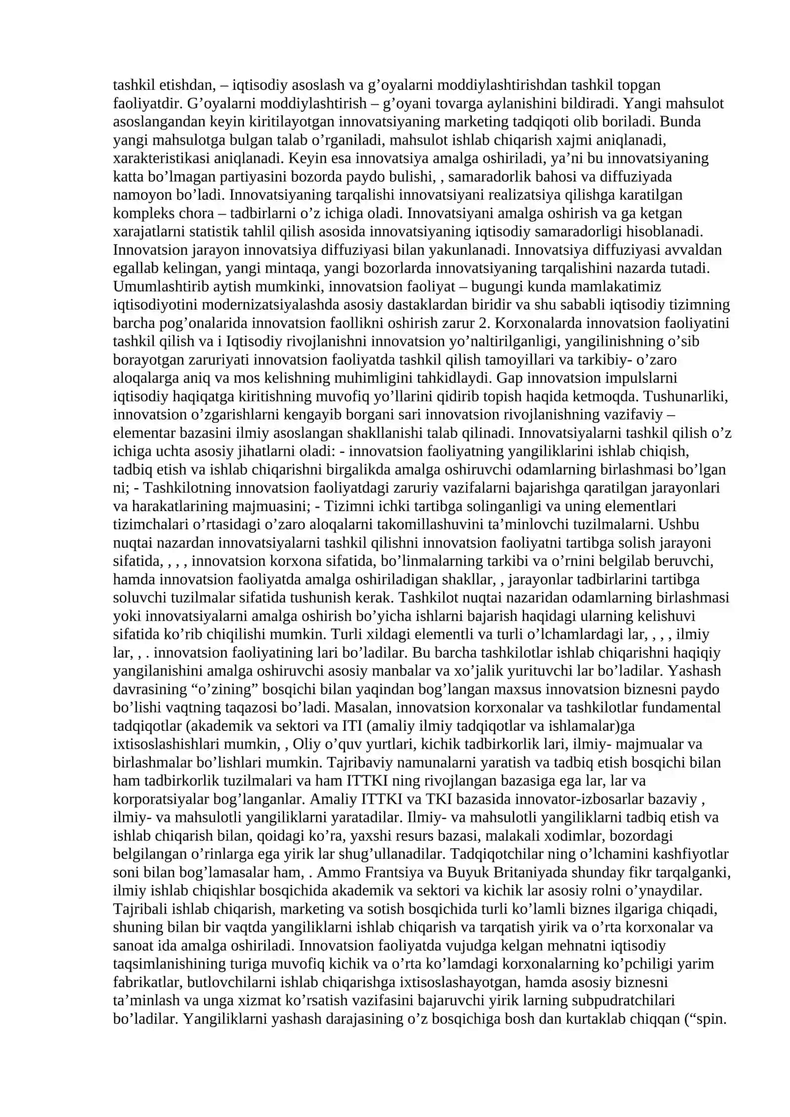 Innovatsion innovatsiya va innovatsioninn foyliyati 4