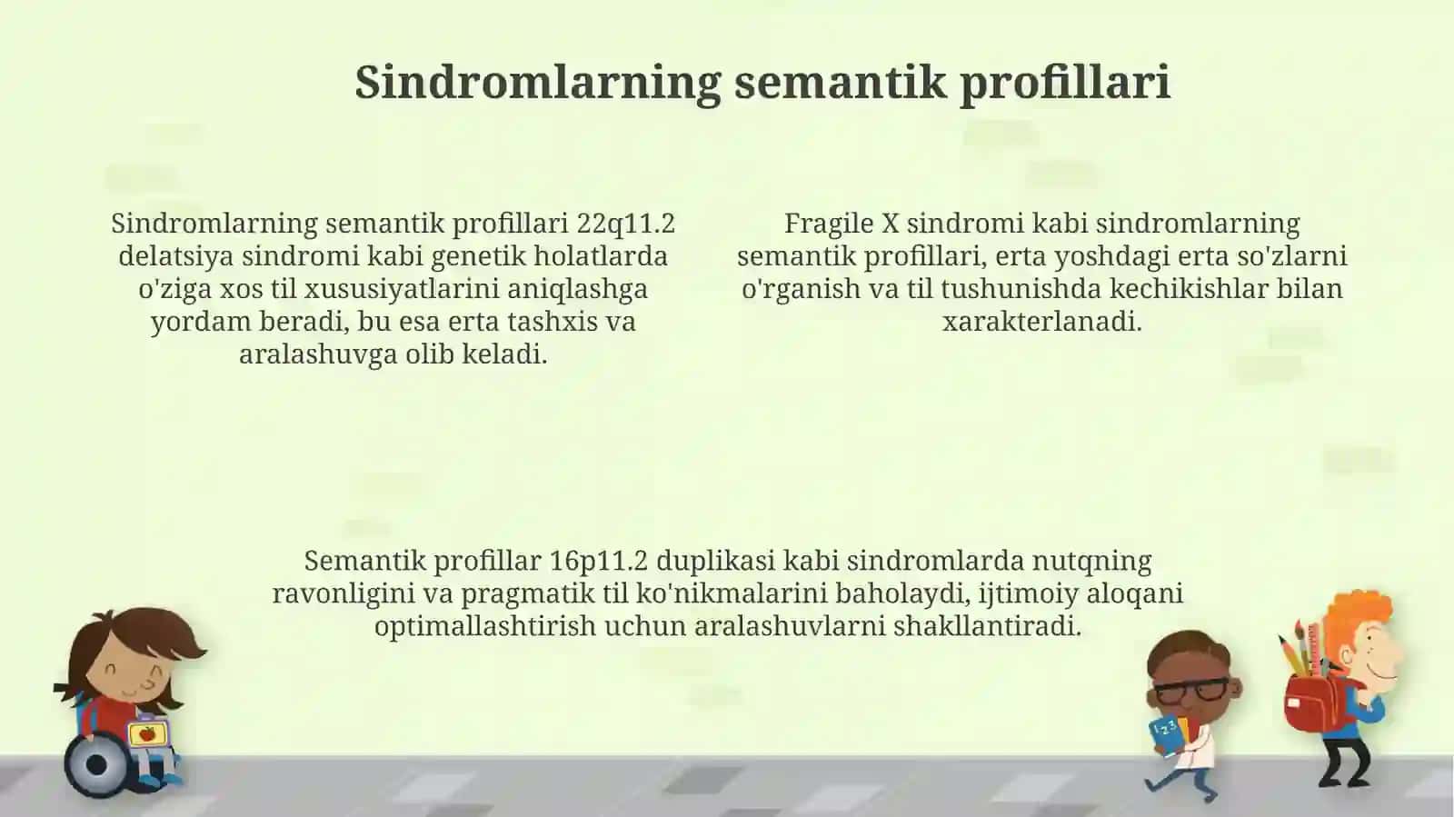 Semiotika asoslari va rivojlanish buzilishlari 4