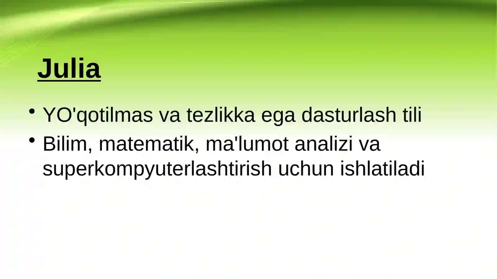 Iqtisodiy muammolarni hal qilish uchun zamonaviy dasturlash tillaridan foydalanish 4