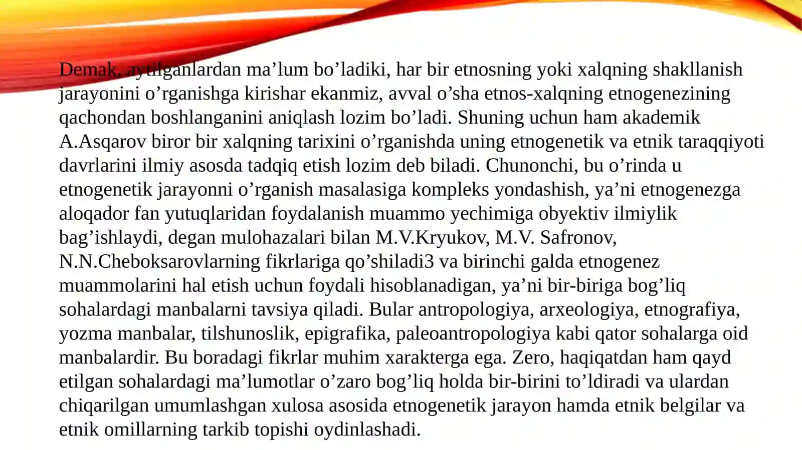 Oʻzbekxalqining shakllanish jarayoni 4