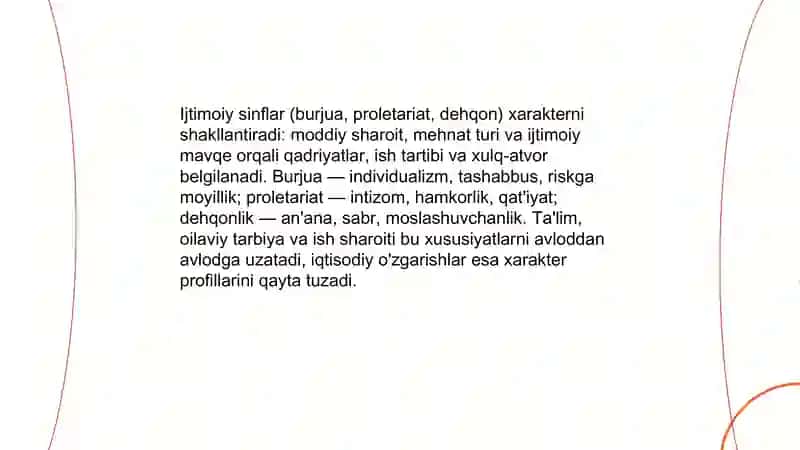 Xarakterning shakillanishida tarixiy ijtimoiy iqtisodiy vaziyatlarning roli 4
