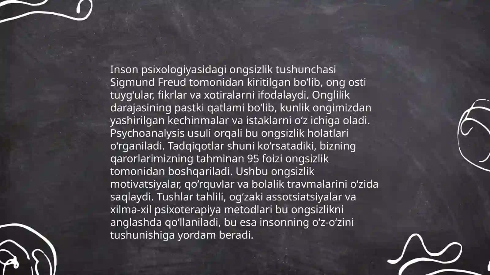Ong taraqqiyoti va ongsizlik 4