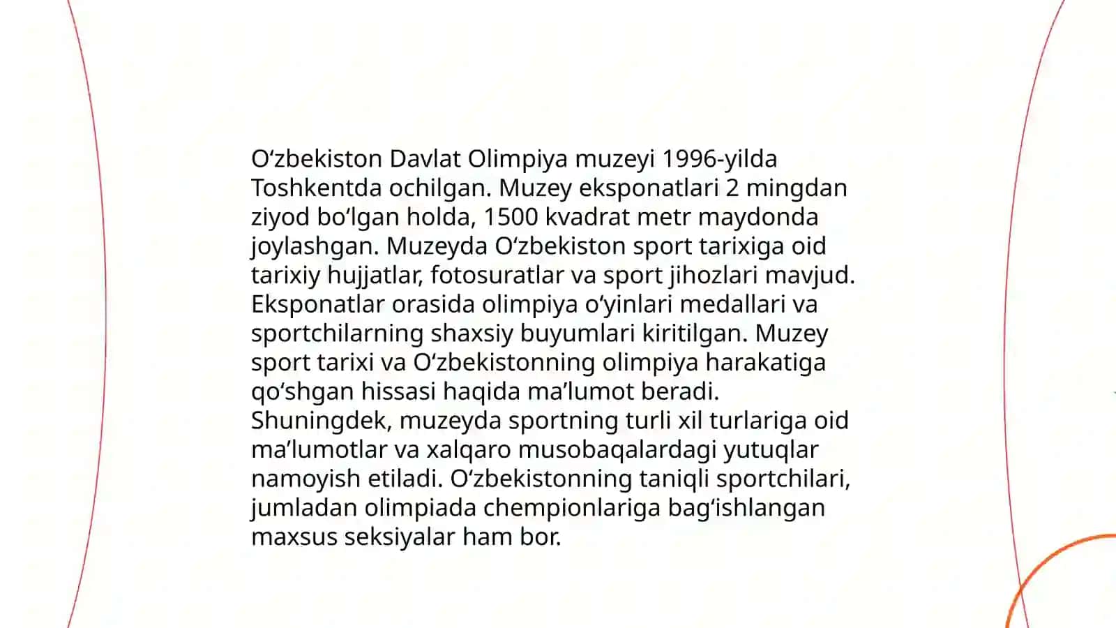 Toshkent shahrida joylashgan muzeylarga tashrif 4