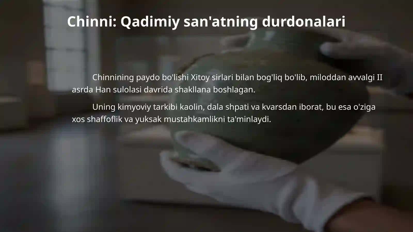 Keramik buyumlar. Chinni va fayans 4