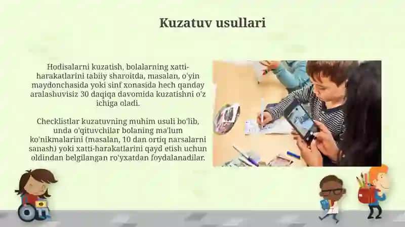 Maktabgacha ta'lim tashkilotlarida kuzatishlarni tashkil etish va boshqarish 4