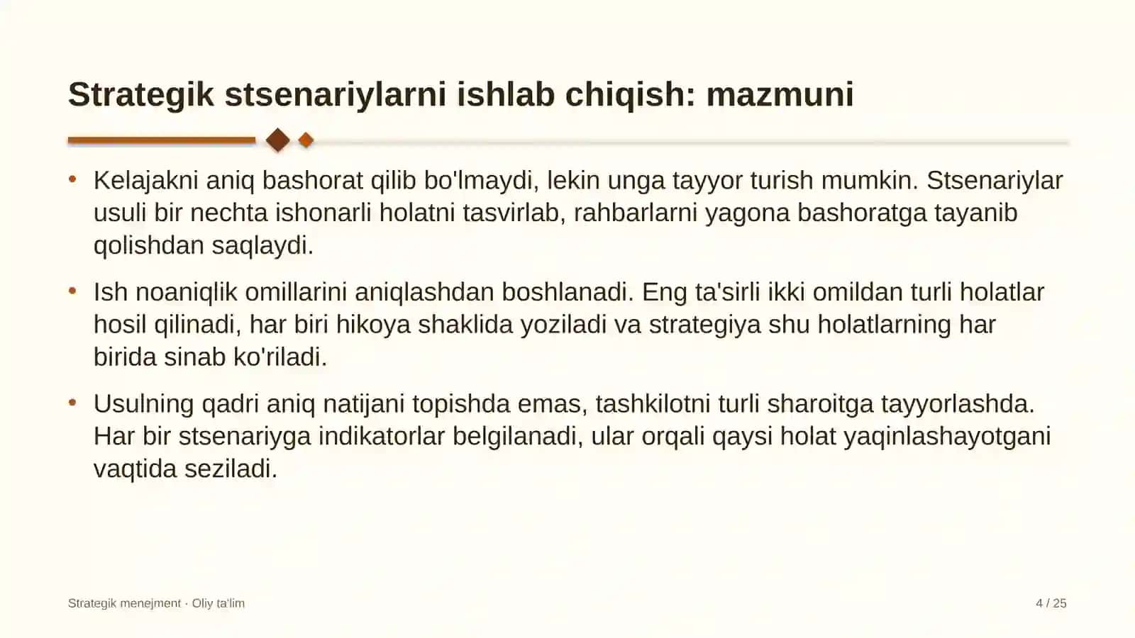 metall konstruksiyalar zavodlarida strategik stsenariylarni ishlab chiqish 3143 4