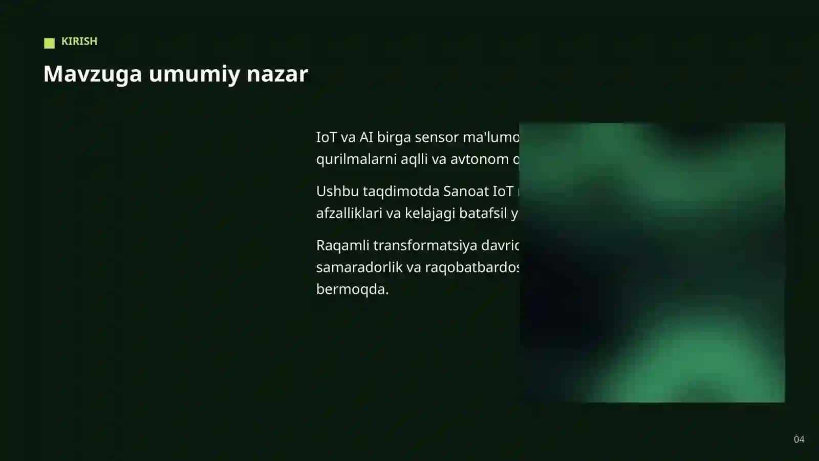 Sanoat IoT: imkoniyat va yechimlar 4