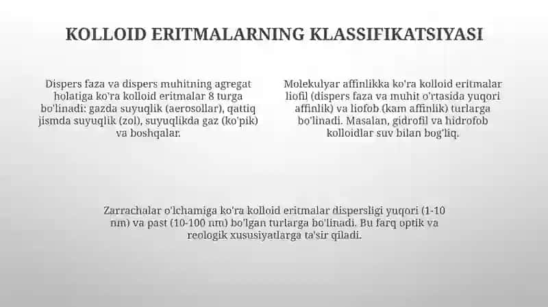Biologik jarayonlardagi kolloid eritmalar 4