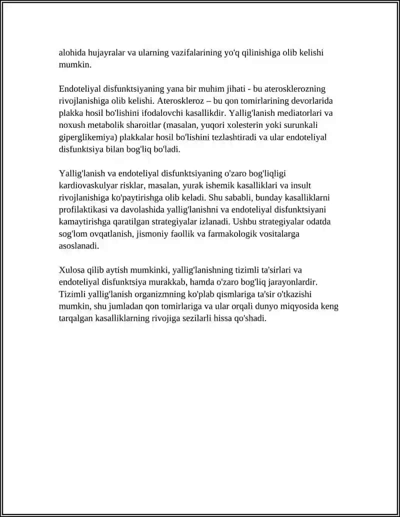 YALLIG'LANISHNI TIZIMLI TA'SIRLARI. HUJAYRADAN TASHQARI MATRIKS VA HUJAYRA-MATRIKS O'ZARO TA'SIRI. TO'QIMA REGENERATSIYASI MEXANIZMI 4