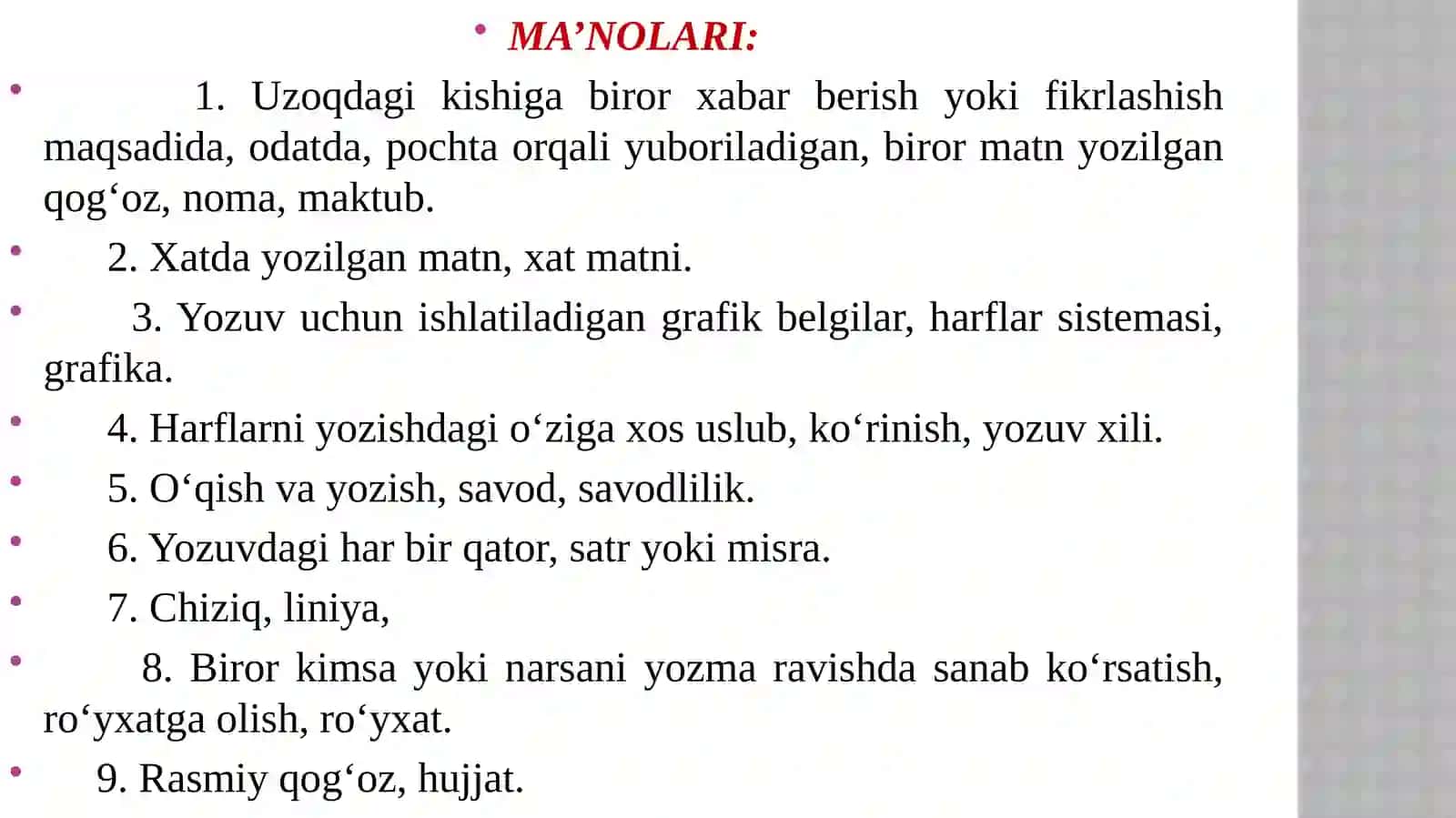 xat va uning turlari 4