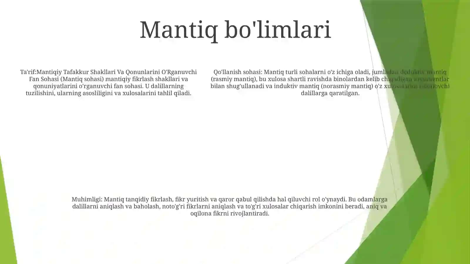 Mantiqiy Tafakkur Shakllari Va Qonunlarini O'Rganuvchi FanSohasi 4