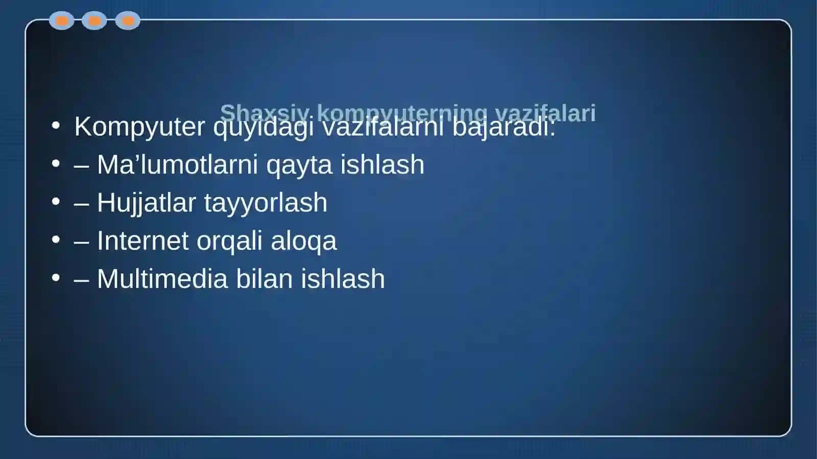 Shaxsiy kompyuter 4