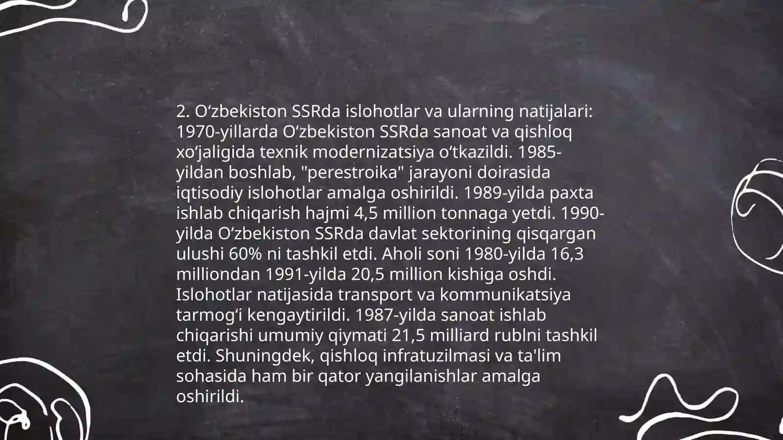 Mustaqillikka erishish arafasidagi Oʻzbekistonda ijtimoiy-siyosiy jarayonlar 4