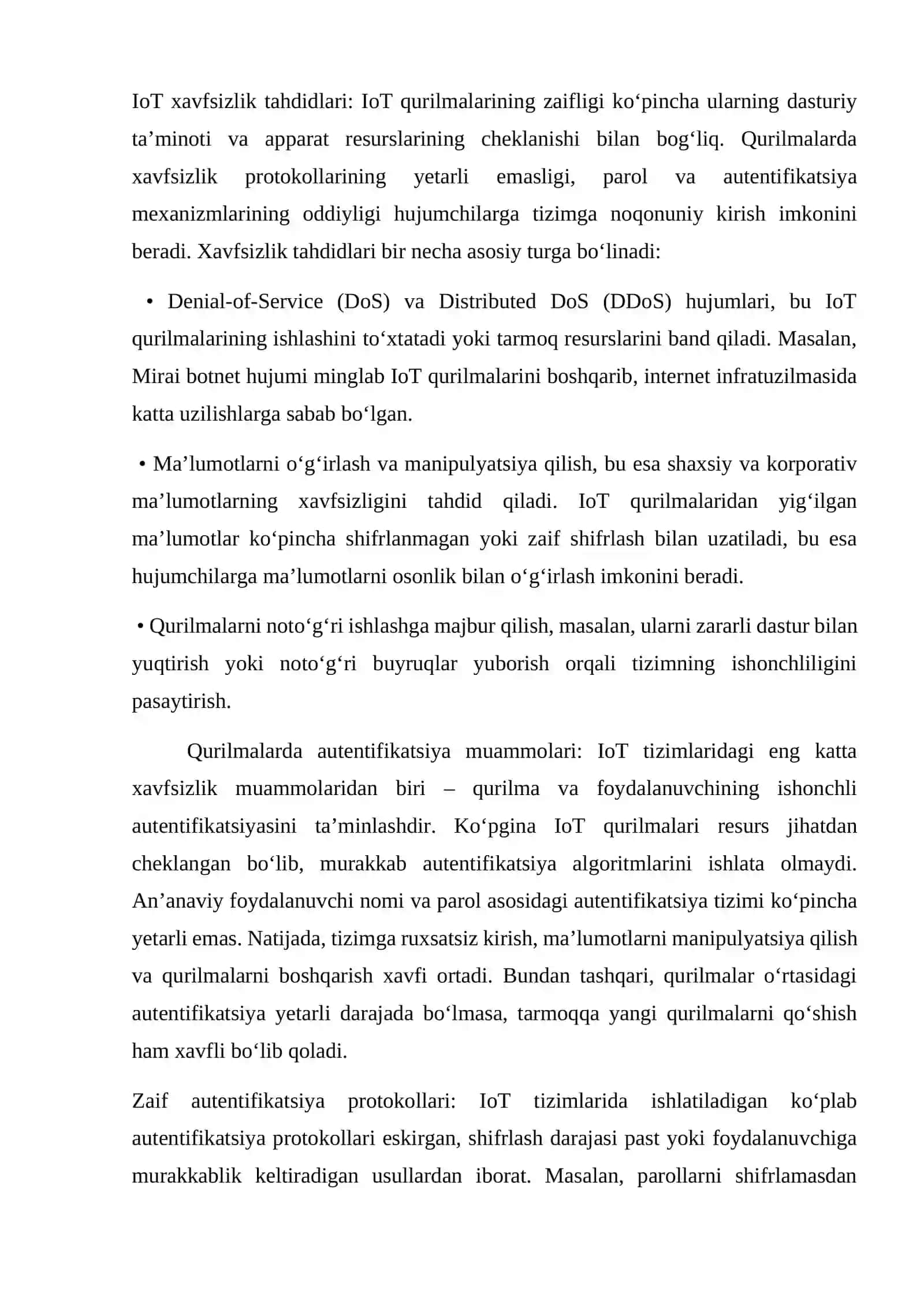 IoT xavfsizligi va autentifikatsiya muammolari 4