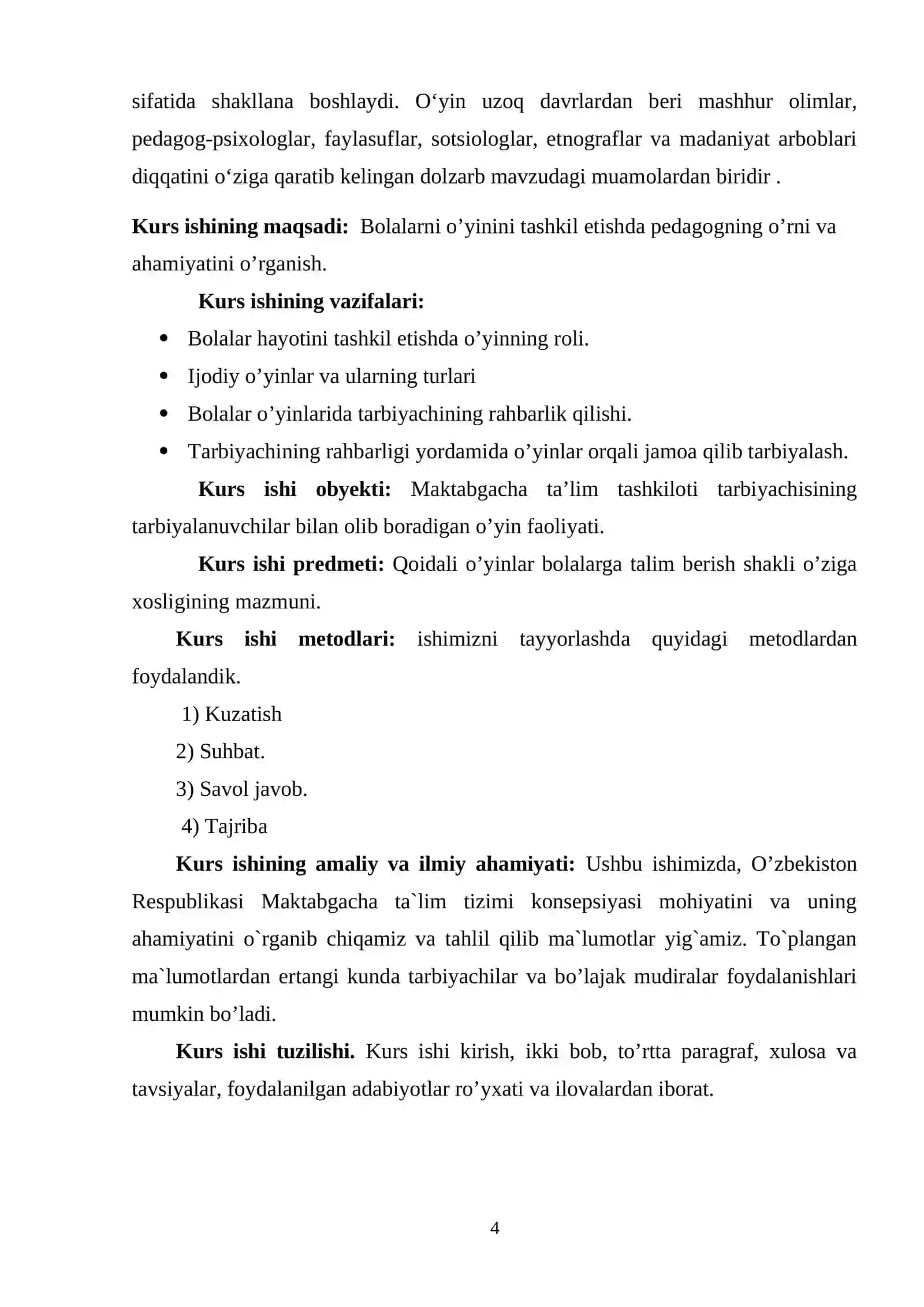 BOLALAR O’YININI TASHKIL ETISHDA PEDAGOGNING O’RNI 4