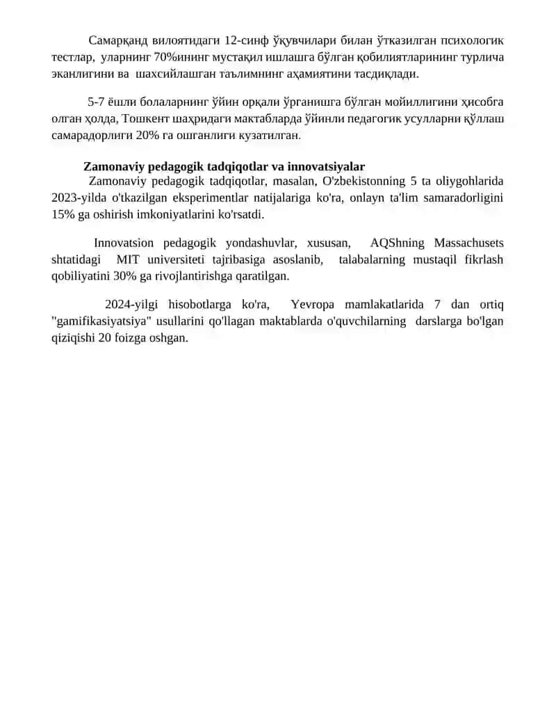 Ta’lim nazariyalari va ularning pedagogik asoslari 4
