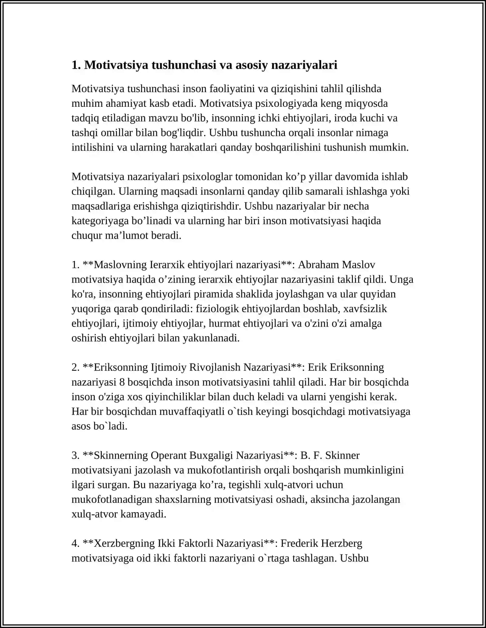 SHAXSNING MOTIVATSION SOHASI PSIXODIAGNOSTIKASI 4