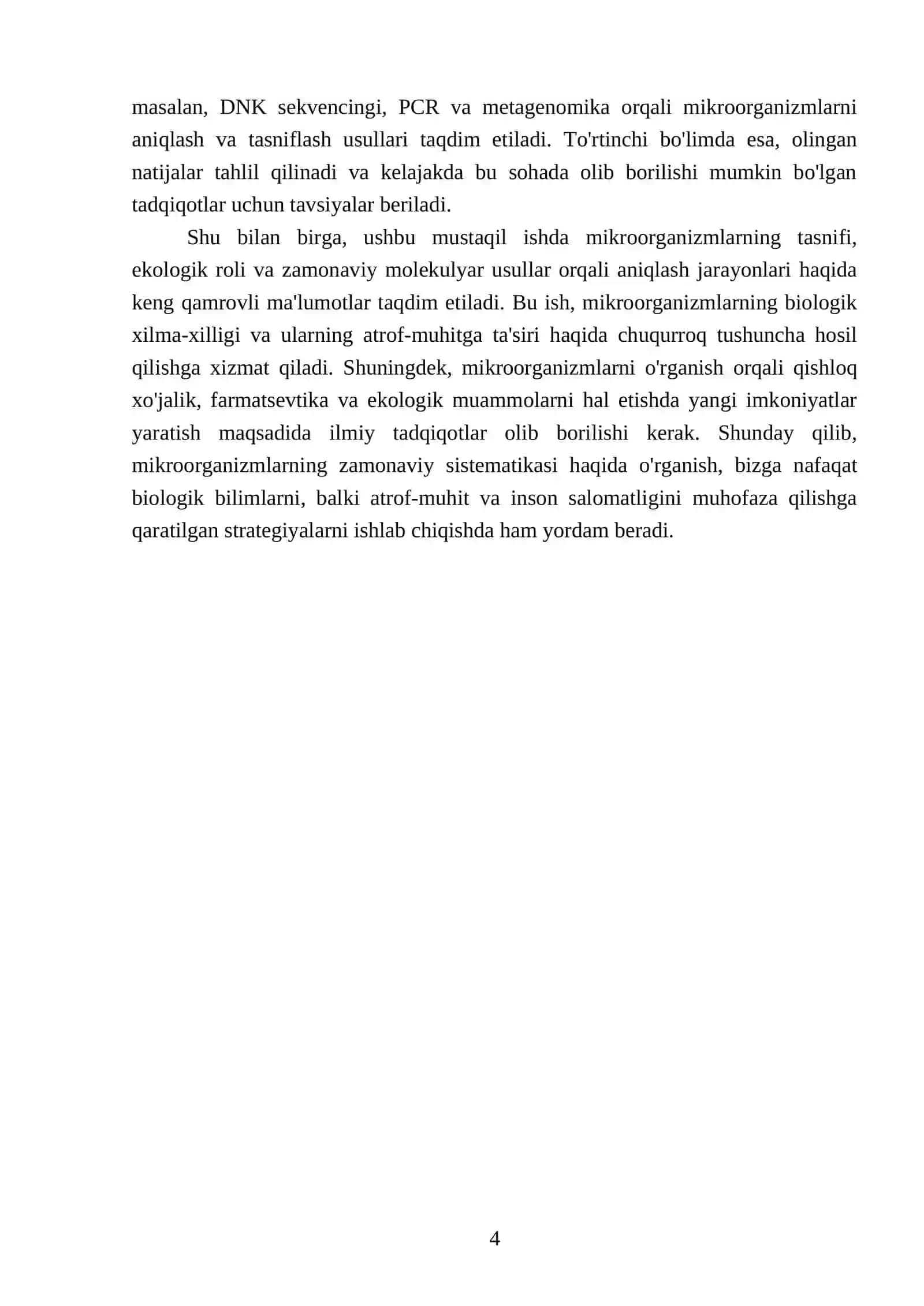 Mikroorganizmlarning zamonaviy sistematikasi 4