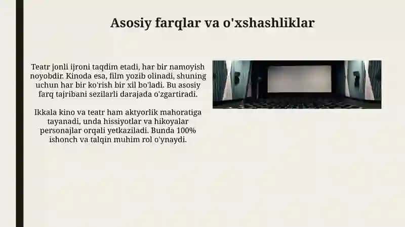 Kino va teatr 4