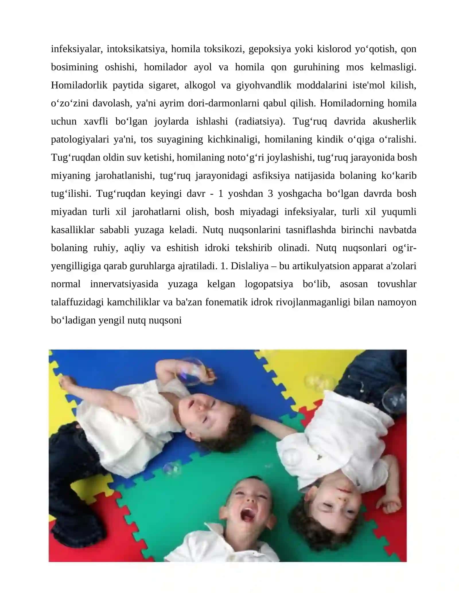 Xarakat tayanch a’zolarida nuqsoni bo’lgan bolalar 4