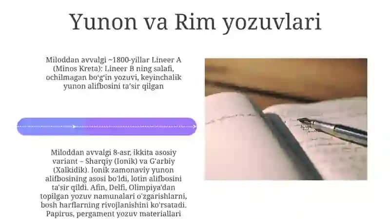 Grafika va yozuv tarixi 4