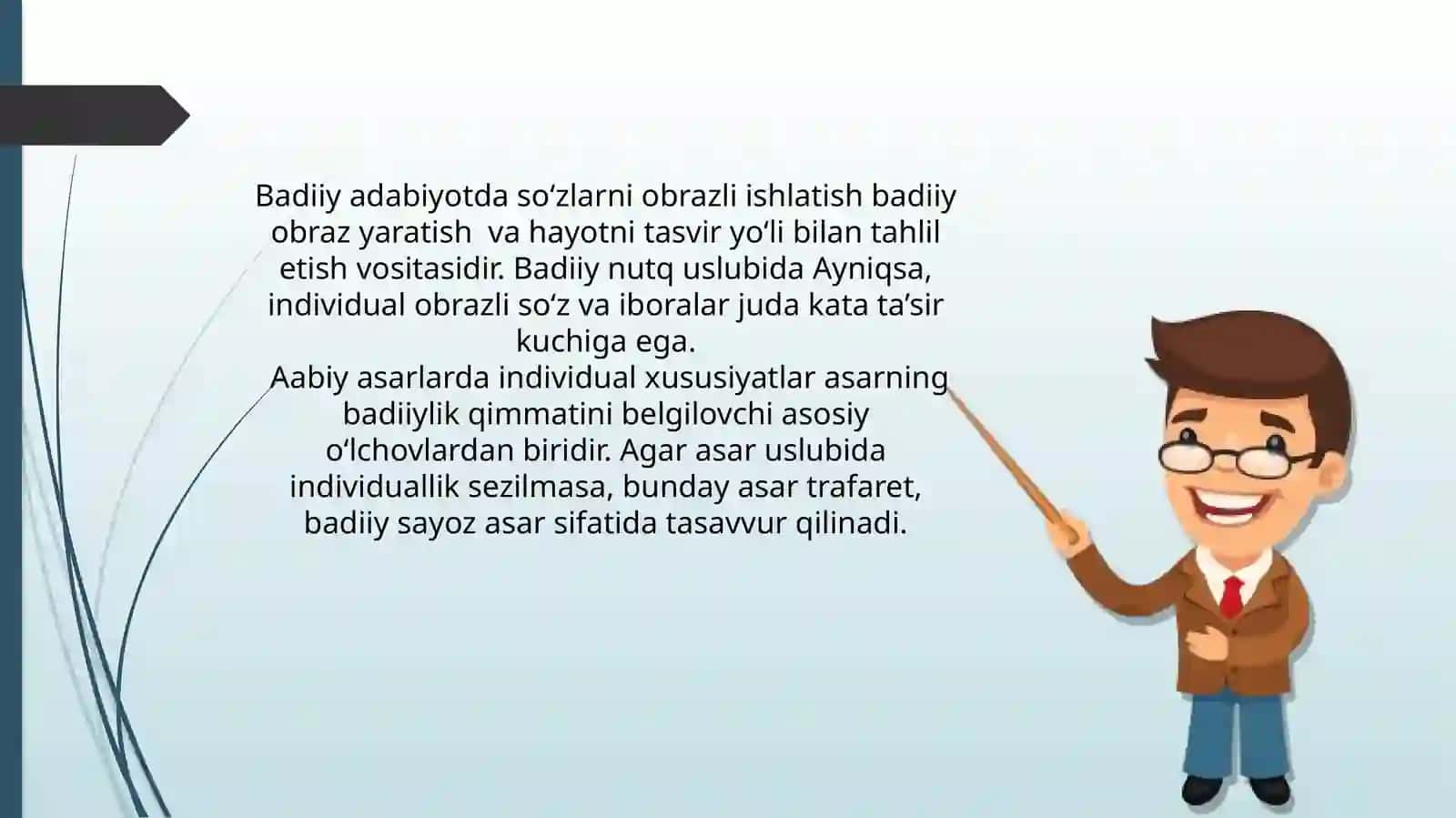 Badiiy asarlarda so’zlashuv uslubiga xos elementlar tahlili 4