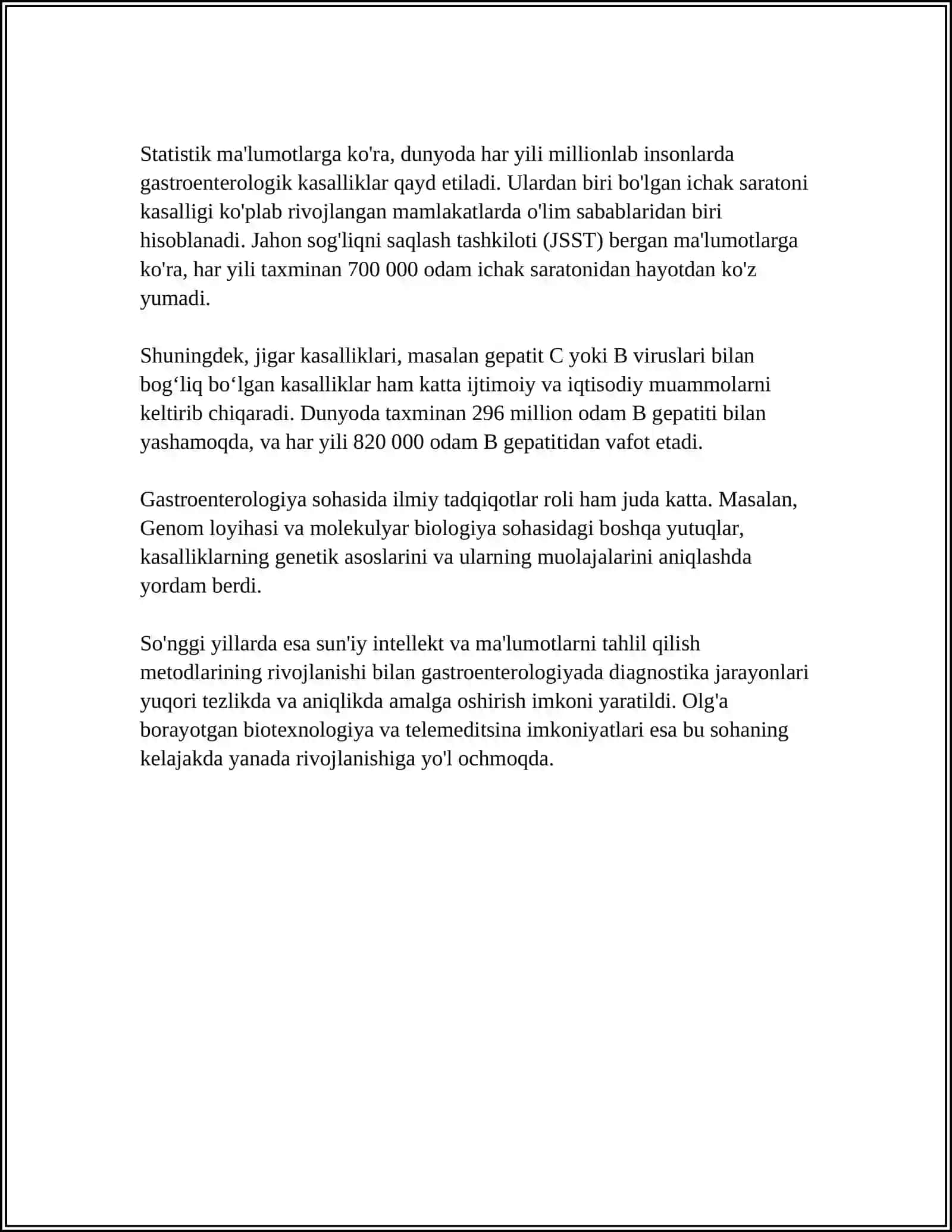 GASTROENTEROLOG SOHASIGA PREZIDENTATSIYA TAYYORLASH 4
