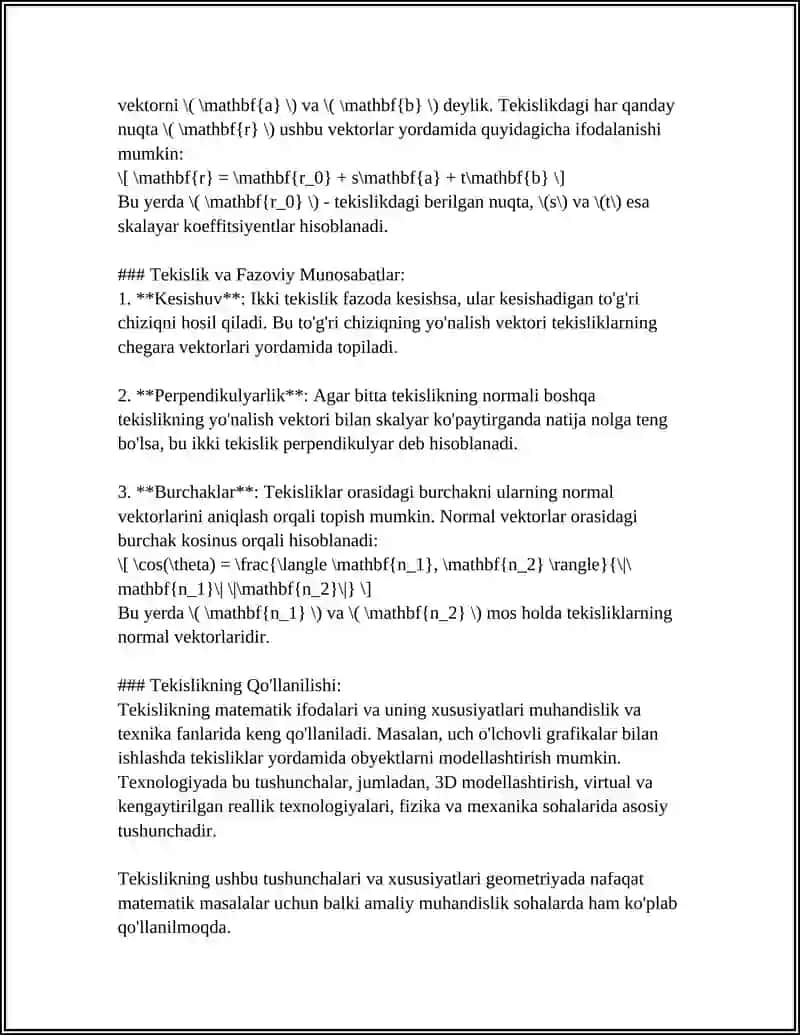 TEKISLIK IZLARINI ANIQLASH 4