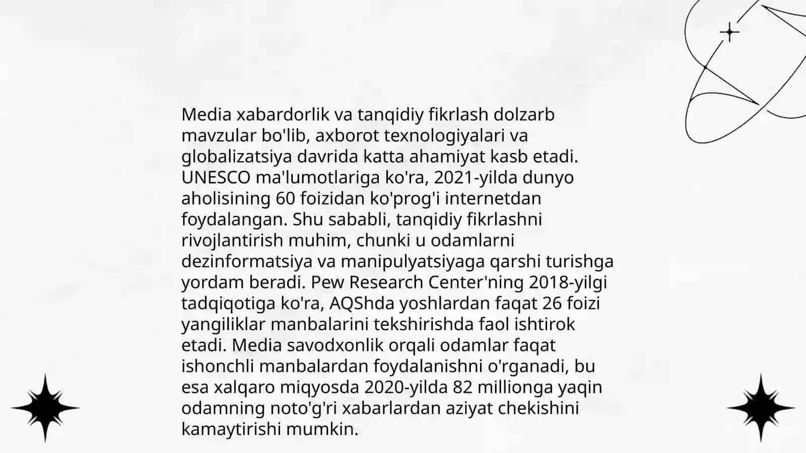 Media savodxonlikni rivojlantirishning yo‘llari 4