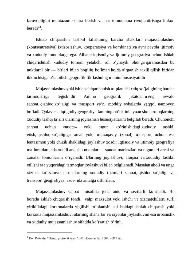 XALQARO ISHLAB CHIQARISHNING MINTAQAVIY MARKAZLARI 4