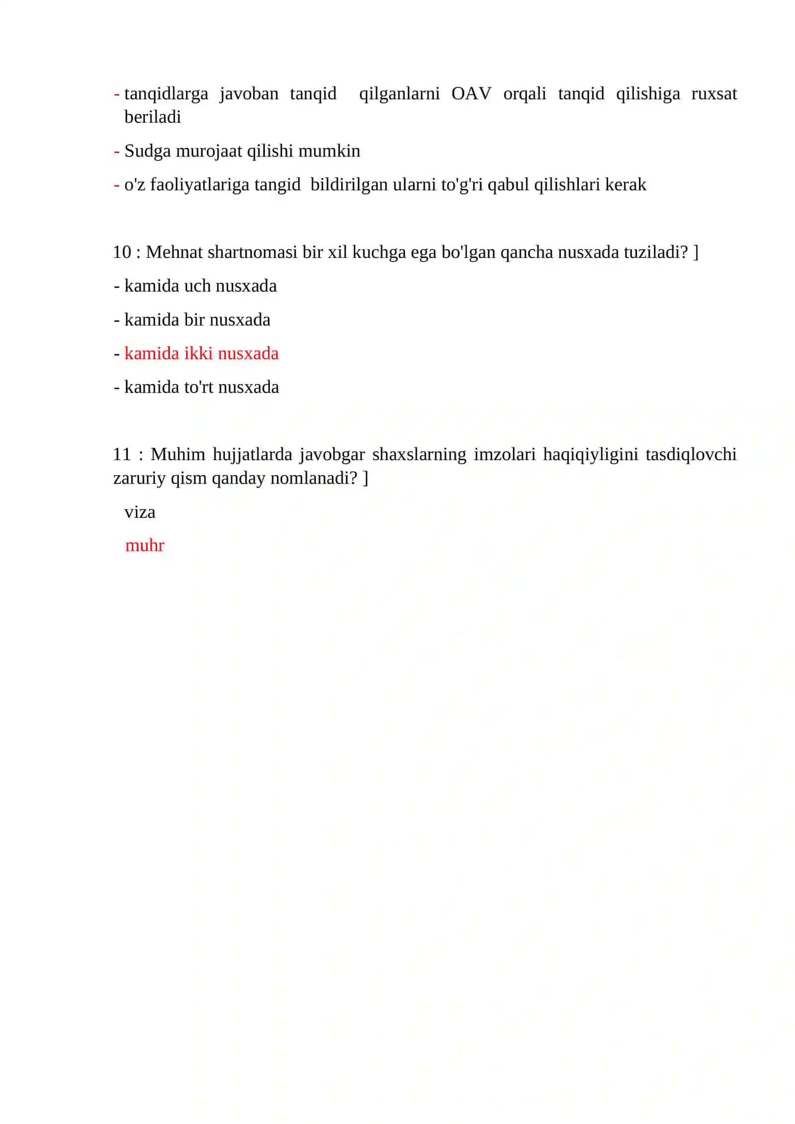 DAVLAT XIZMATCHISI ARGOS TEST 2025 4