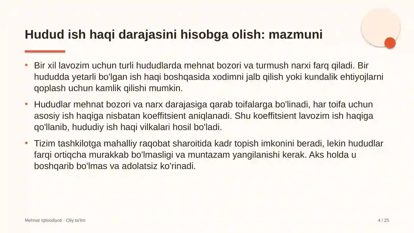 Arxitektura byurolarida hudud ish haqi darajasini hisobga olish 4