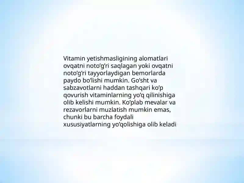 NASLIY AVITAMINOZLAR 4