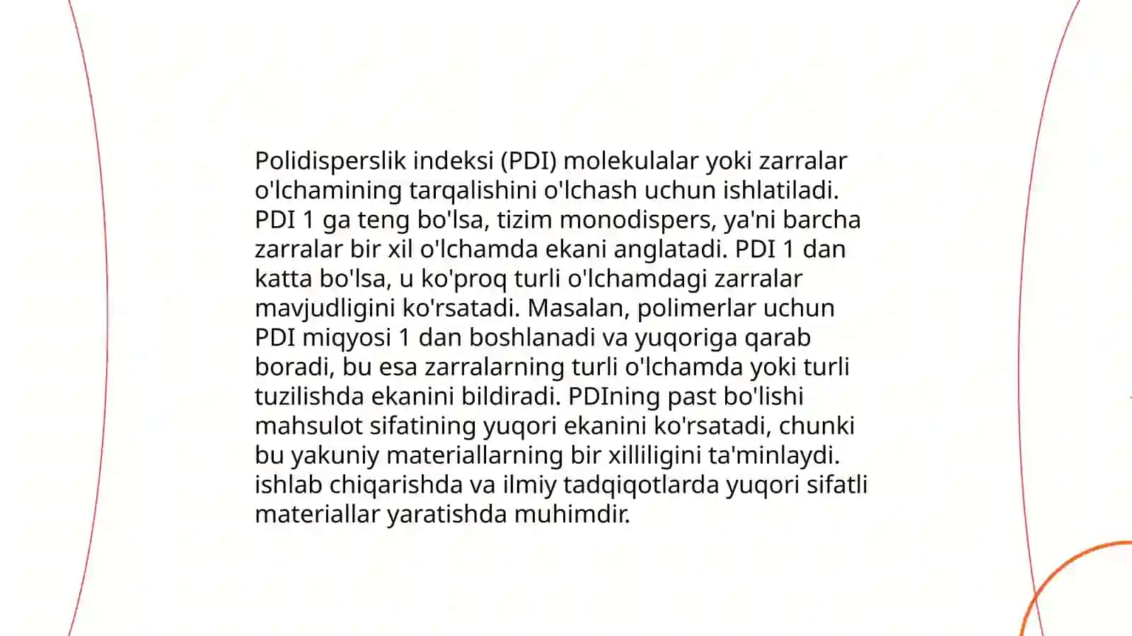 Polimerlarning polidispresligini aniqlash 4