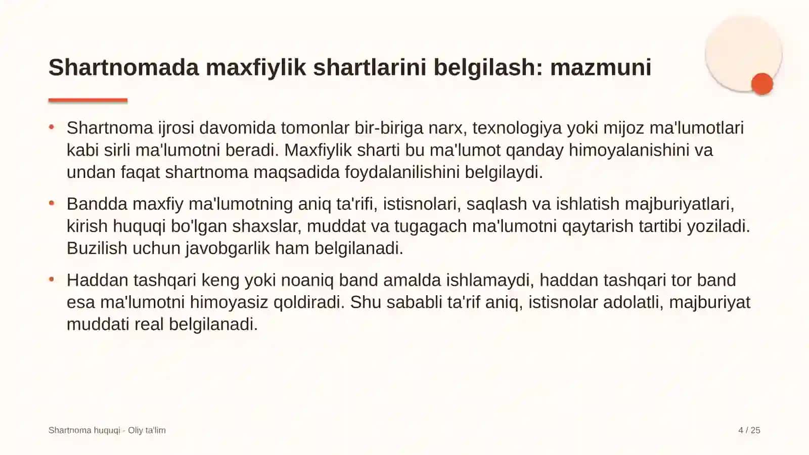 Farmatsevtika sanoatida shartnomada maxfiylik shartlarini belgilash 4