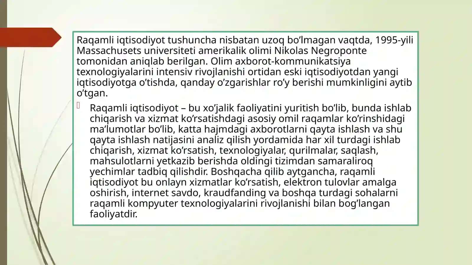 Raqamli iqtisodiyotning afzalliklari 4