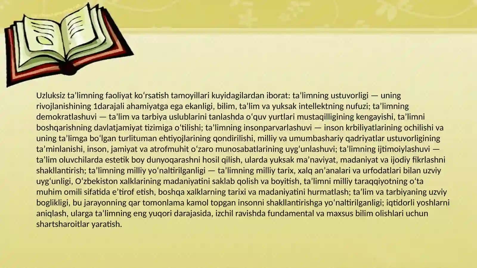 Uzluksiz ta’lim tizimi 4