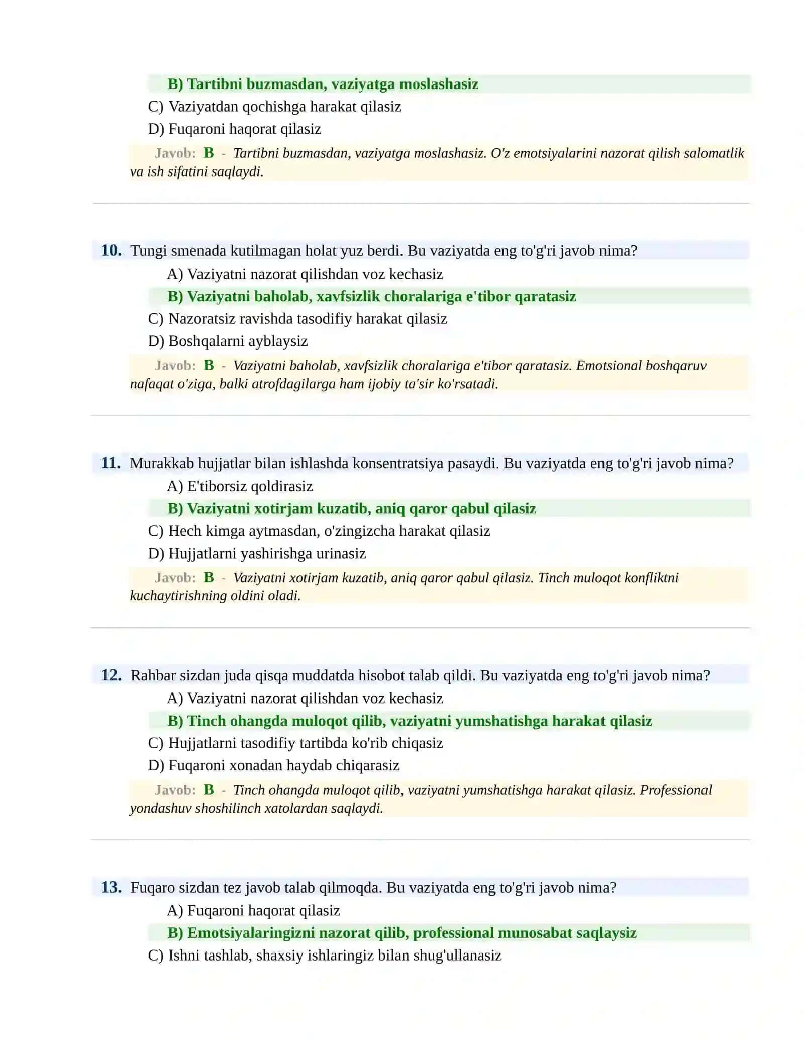 KIRISH PSIXOLOGIK SINOV Testlari 4