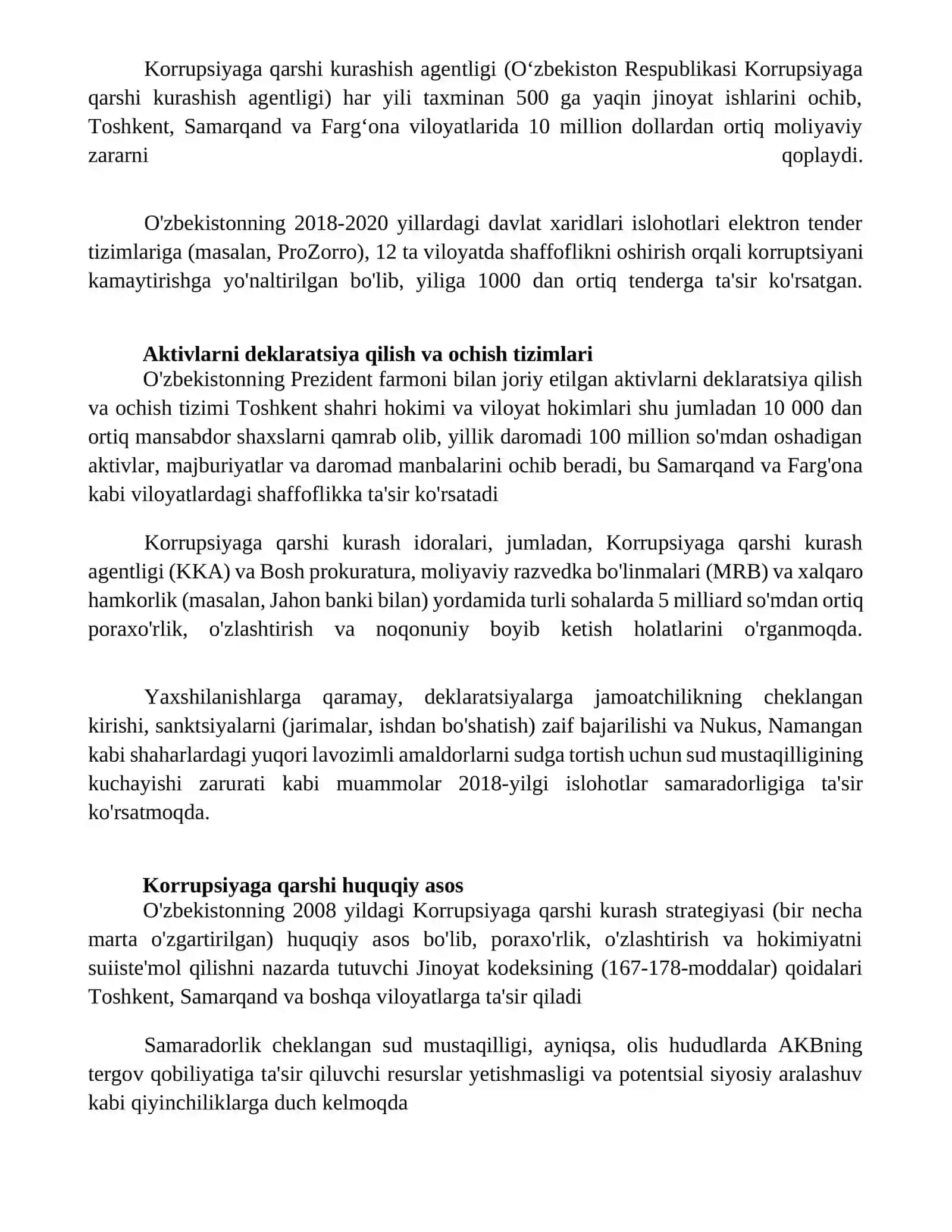 Korrupsiyaga qarshi kurashish mexanizmi 4