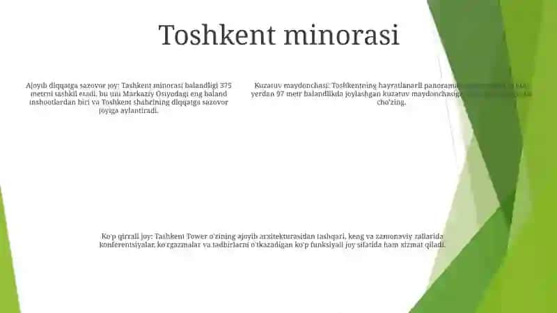 Tashkentning Eng Chiroyli Joylari 4