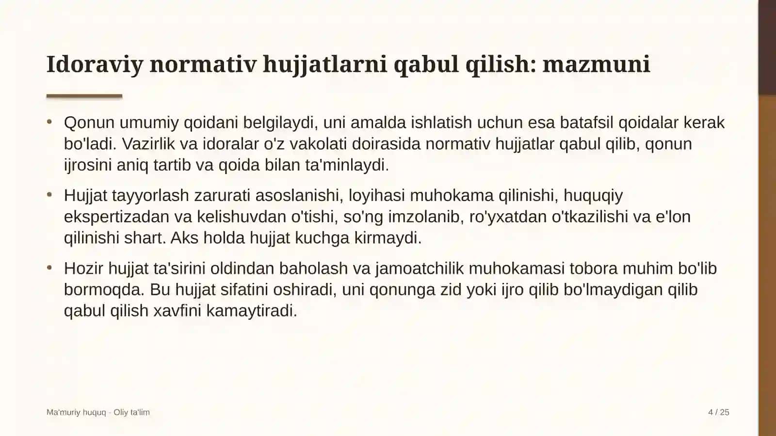 bolalar nashrlarida idoraviy normativ huquqiy hujjatlarni qabul qilish 7094 4