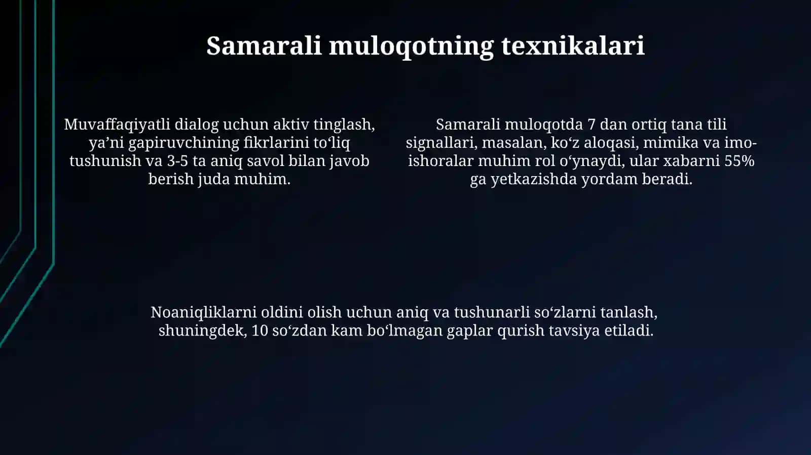 Kommunikativ qobiliyat va pedagogik ta’sir ko‘rsatish 4