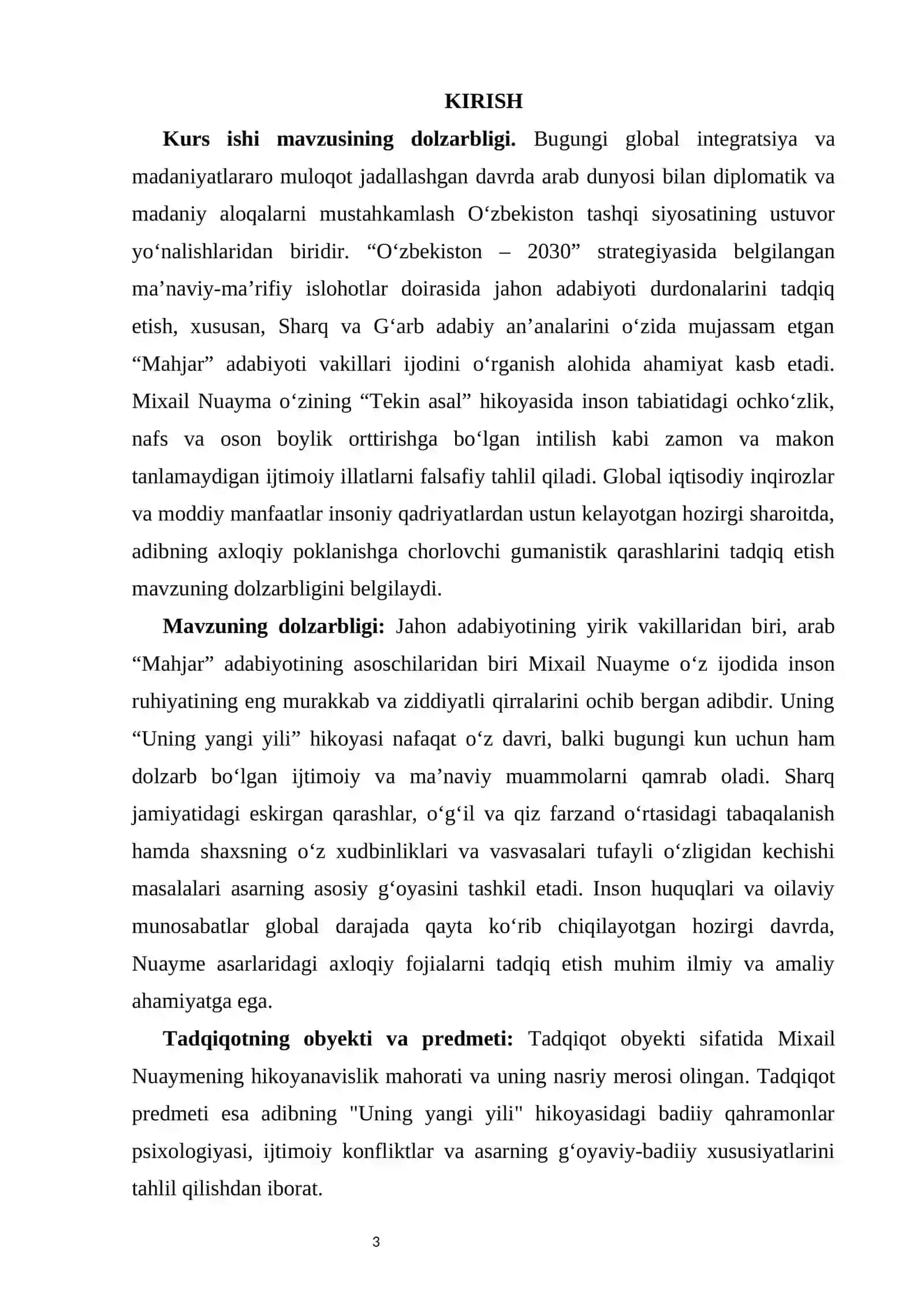 MIXAIL NUAYMENING “UNING YANGI YILI” HIKOYASIDA IJTIMOIY-PSIXOLOGIK KONFLIKTLAR TALQINI 4