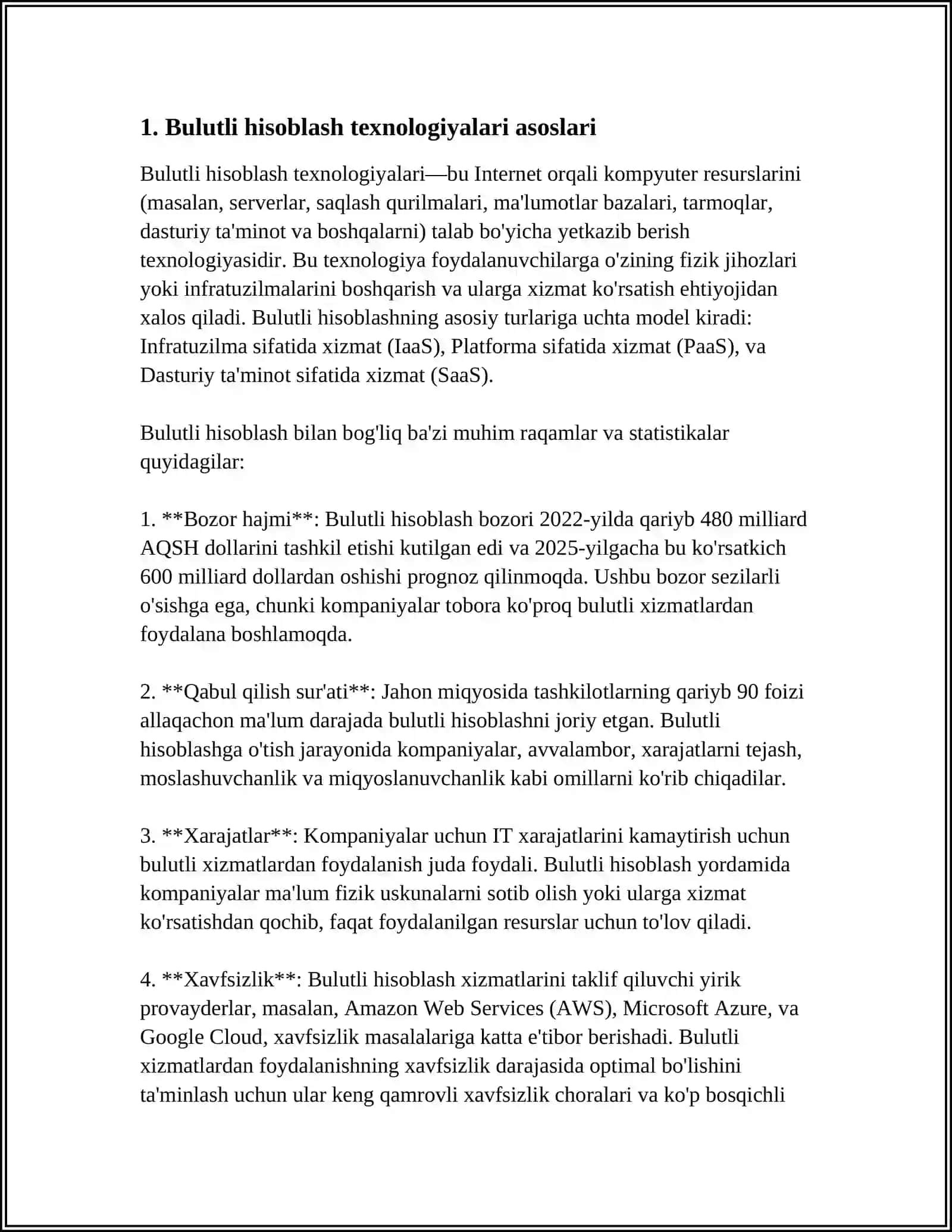 BULUTLI VА BLОKCHЕYN TЕХNОLОGIYALАRI BILАN ISHLАSH 4