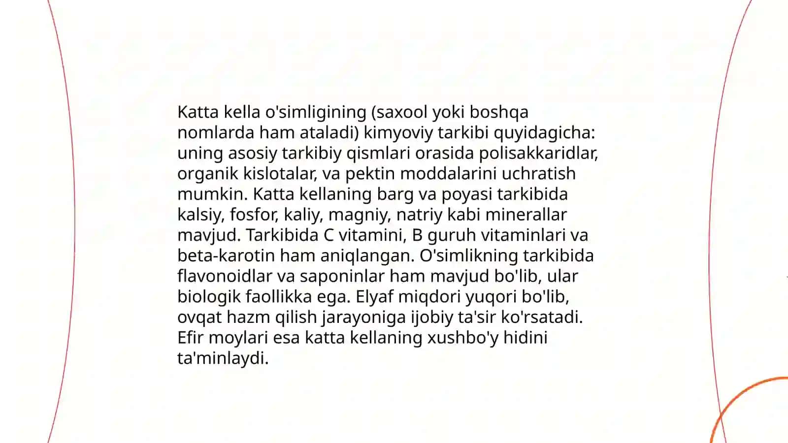 Kumarinlar biosintezi.Katta kella o'simligi 4
