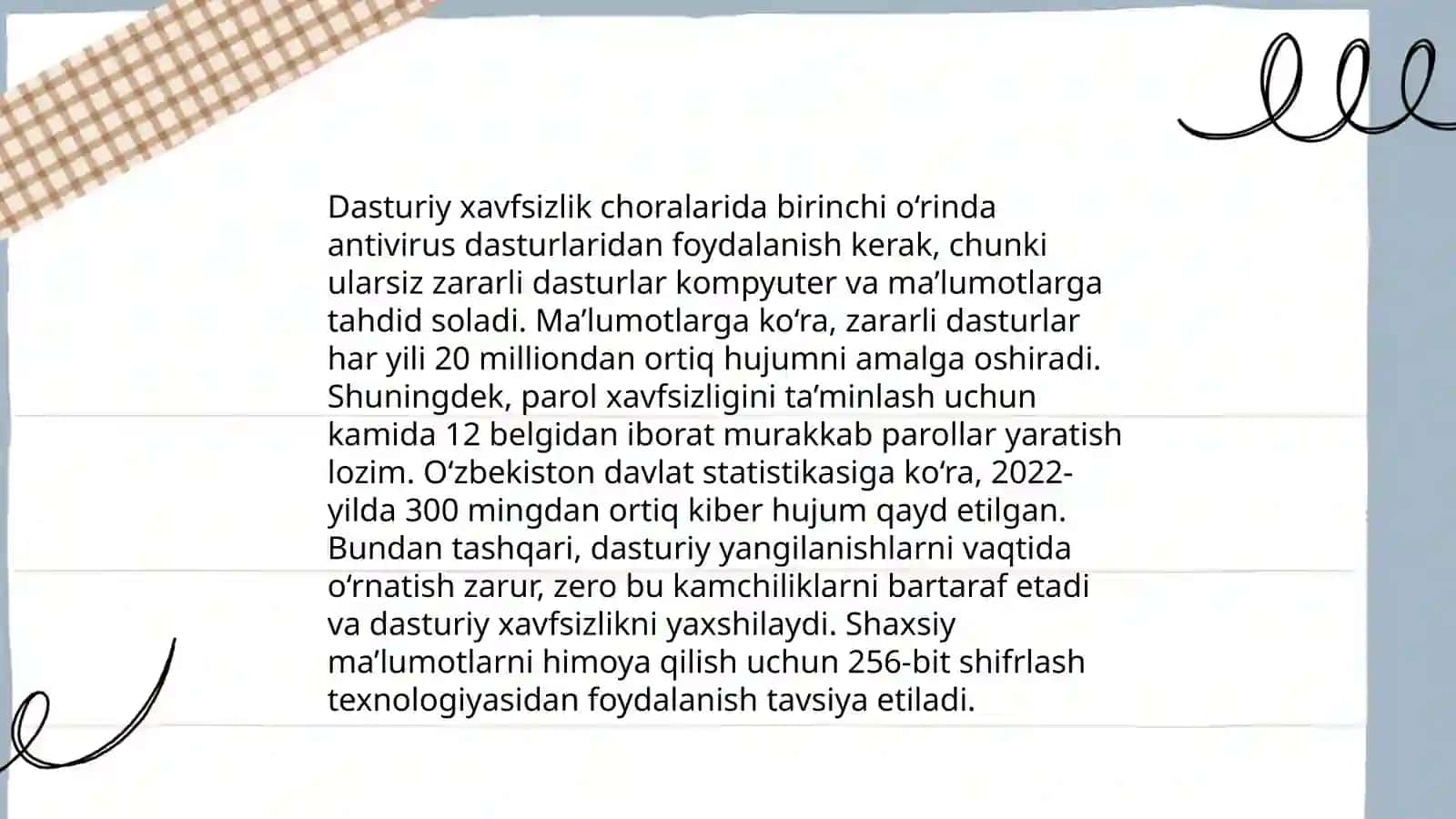 Jismoniy xavfsizlik vositalari 4